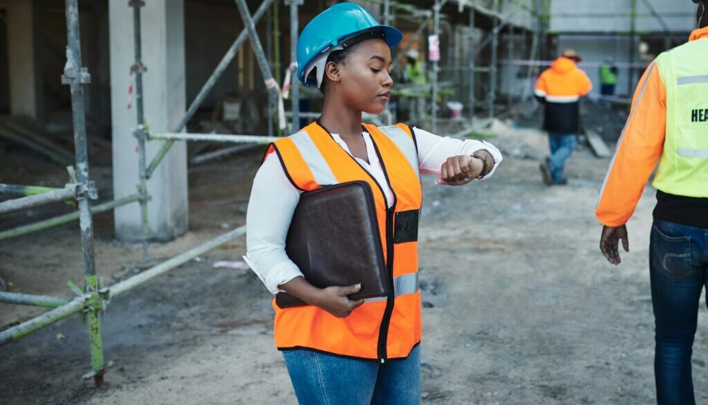 digitale Zeiterfassung Bau