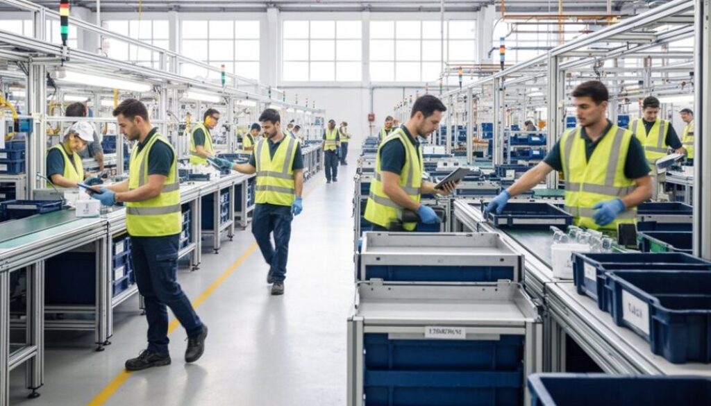 flexible Personalbesetzung in der Produktion