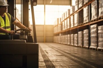 Gabelstaplerfahrer über Zeitarbeit
