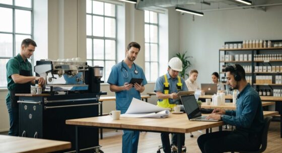 befragte temporäre Arbeitssektoren