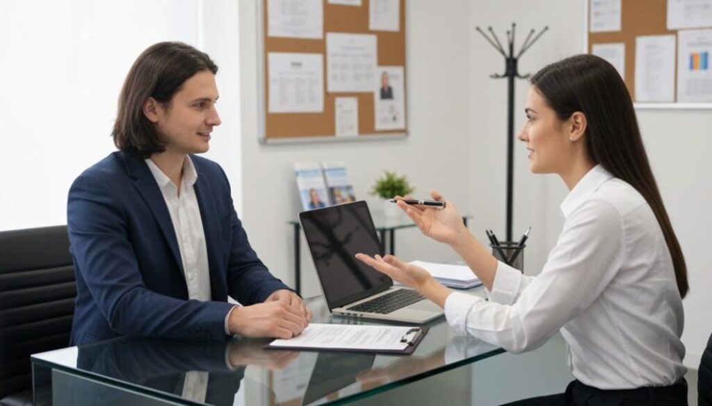 Interviewprozess bei der Agentur
