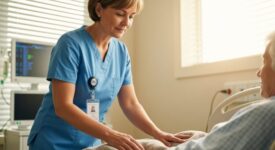 Krankenpflegepersonal über Zeitarbeit