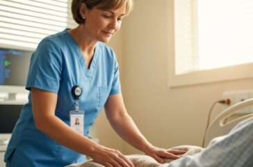 Krankenpflegepersonal über Zeitarbeit