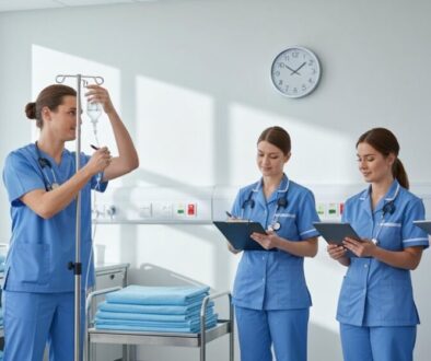 vorübergehende Gesundheitsdienstleistungsvermittlung