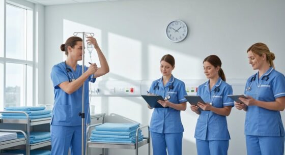 vorübergehende Gesundheitsdienstleistungsvermittlung