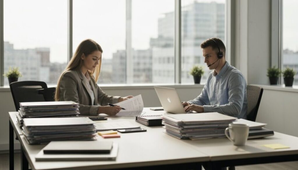 vorübergehende Büro- und Verwaltungsarbeit