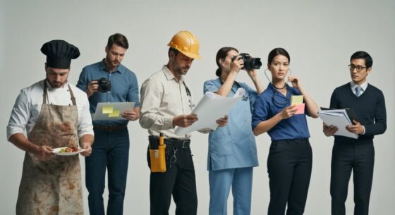 vorübergehende Arbeitsleistungen spezifische Berufe