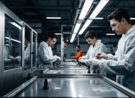 vorübergehende Arbeit in der Produktion